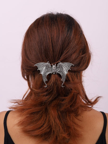 HAQUIL Vintage Bat Wing Hairpin - Antique Retro Decorative Metal Barrettes for Women
