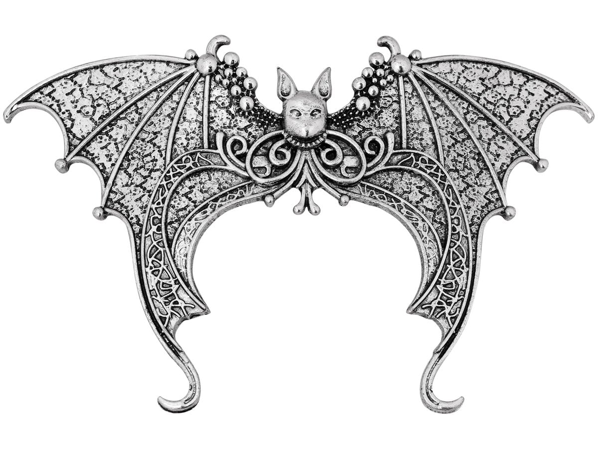 HAQUIL Vintage Bat Wing Hairpin - Antique Retro Decorative Metal Barrettes for Women - görsel 1