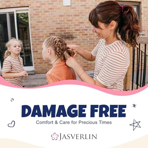 JASVERLIN Colorful Baby Rubber Bands for Hair Infants No Pull, 2000 Pcs Small Mini Elastics Hair Ties for Girls Toddler, No Damage Rainbow Hair Bands 25 Colors - görsel 12