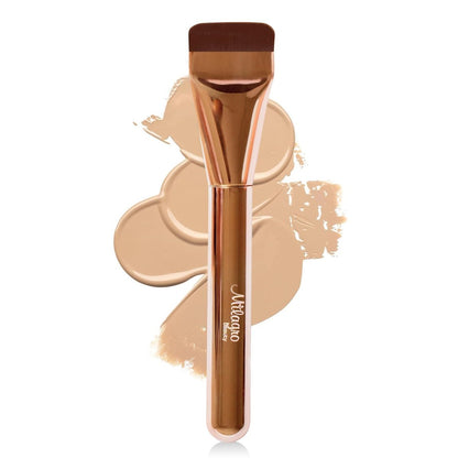 Milagro Beauty Premium Glass Skin Foundation Flat Brush - Rose Gold - Brush 18