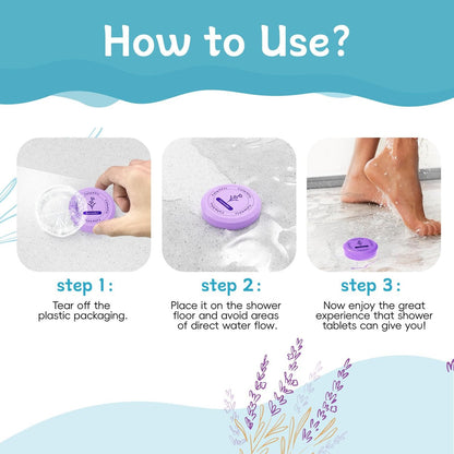 CalmNFiz 6 Pack Shower Steamers Aromatherapy - Relaxation & Self Care Gift for Women and Men, Natural Essential Oil Shower Bombs for Stress Relief, Birthday, Mother’s Day