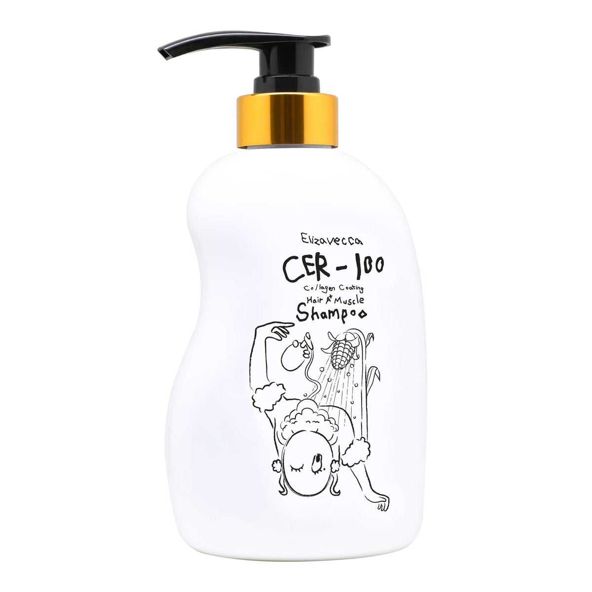 Elizavecca CER-100 Collagen Coating Hair A+ Muscle Shampoo - 16.9 fl oz - görsel 1