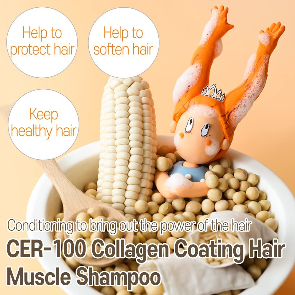Elizavecca CER-100 Collagen Coating Hair A+ Muscle Shampoo - 16.9 fl oz - görsel 17