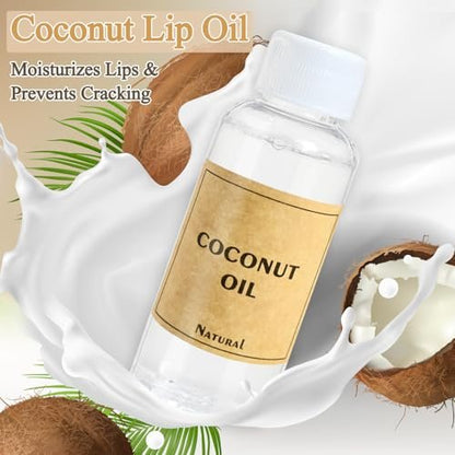 JUYRLE Coconut Lip Balm Making Kit – DIY Moisturizing Lip Care with Beeswax & Jojoba Oil for Adults & Girls Avelisse