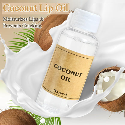 JUYRLE Coconut Lip Balm Making Kit – DIY Moisturizing Lip Care with Beeswax & Jojoba Oil for Adults & Girls Avelisse