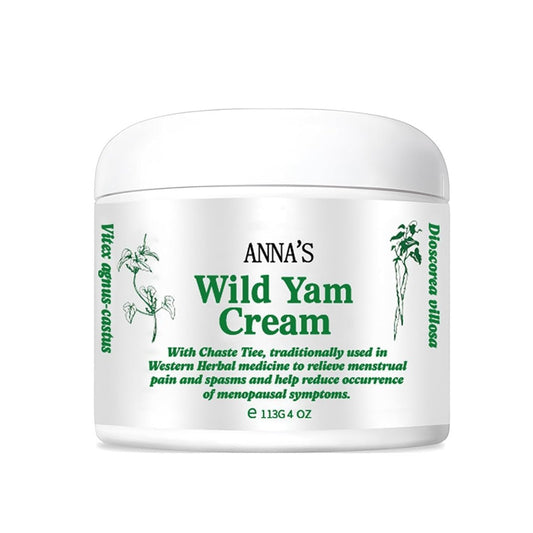 Anna's Organic Wild Yam Cream for Hormone Balance - Perimenopause & Menopause Support, 1 oz Avelisse
