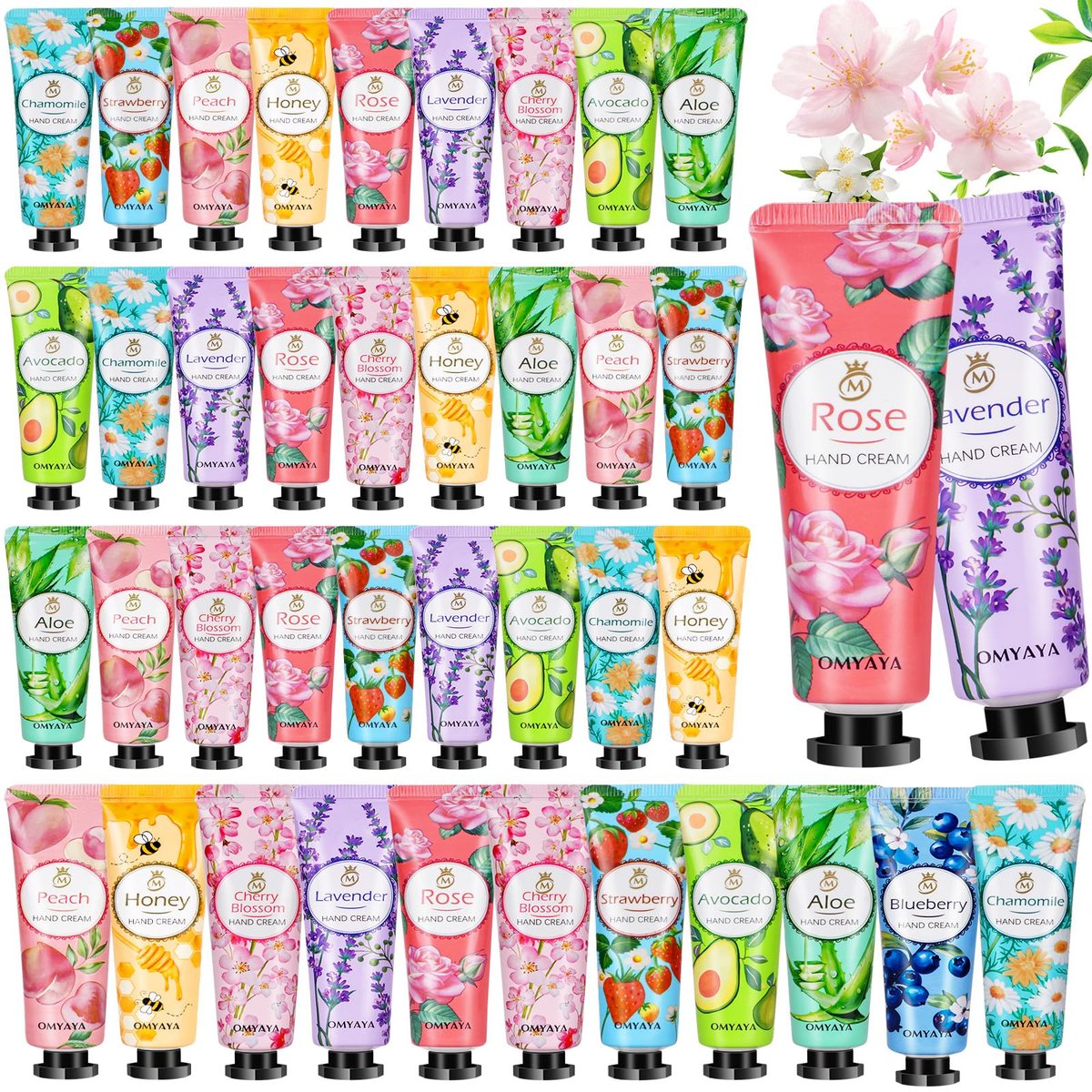 100 Pack Hand Lotion Bulk Gift - Mini Travel Size Hand Creams for Coworkers, Teacher Appreciation, Birthday Gifts for Women, Nurses, Bridesmaids, Thank You Gifts Avelisse