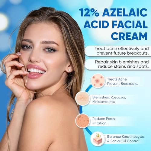 AOBBIY Azelaic Acid Cream – Premium Facial Moisturizer for Sensitive, Acne-Prone & Uneven Skin (1 Oz) - görsel 4