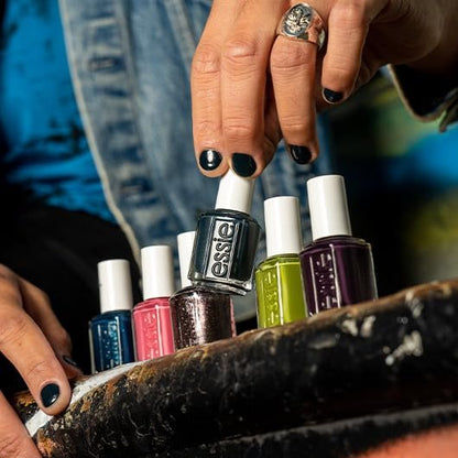 essie Nail Polish, Salon-Quality Purple Nail Polish, Vegan, Fall 2024, Leather Weather, 0.46 fl oz
