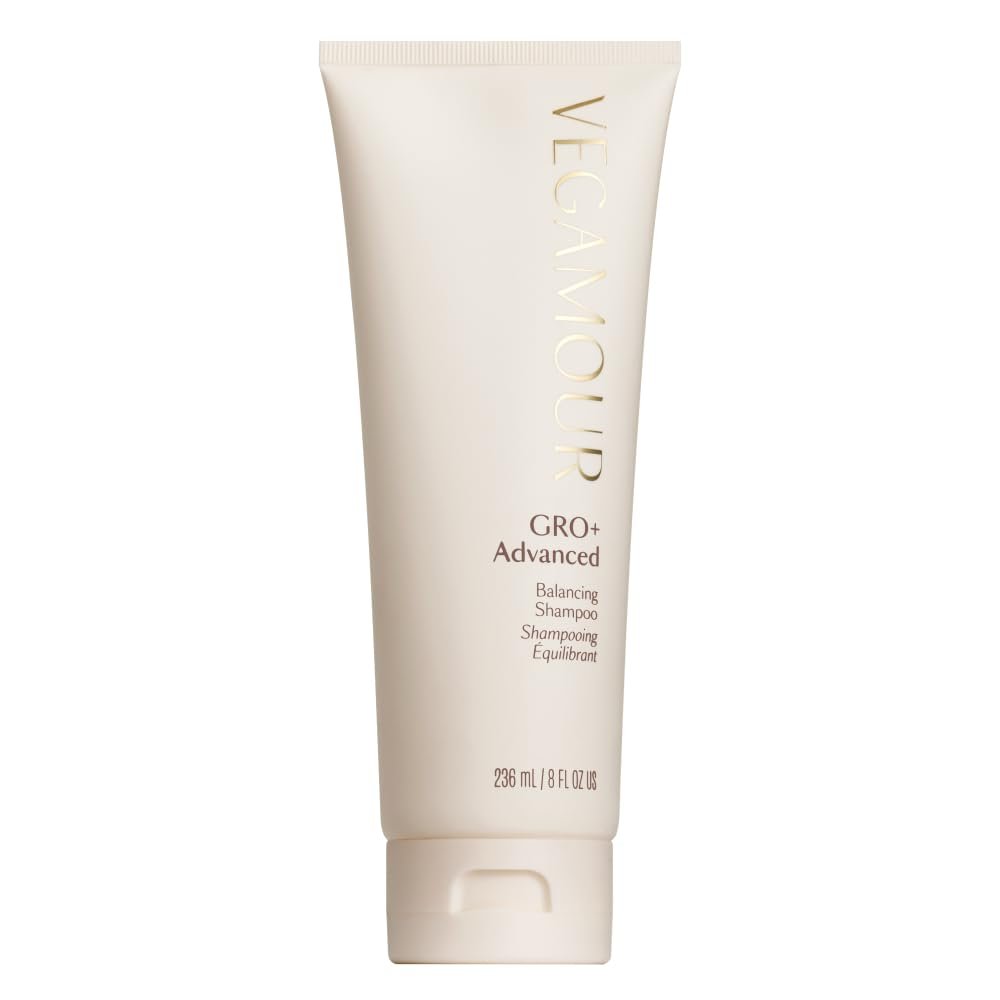 VEGAMOUR GRO+ Advanced Balancing Shampoo | Lightly Exfoliates & Removes Buildup for Severe Signs of Thinning | Color Safe, Vegan, Cruelty-Free (8 Fl Oz) Avelisse