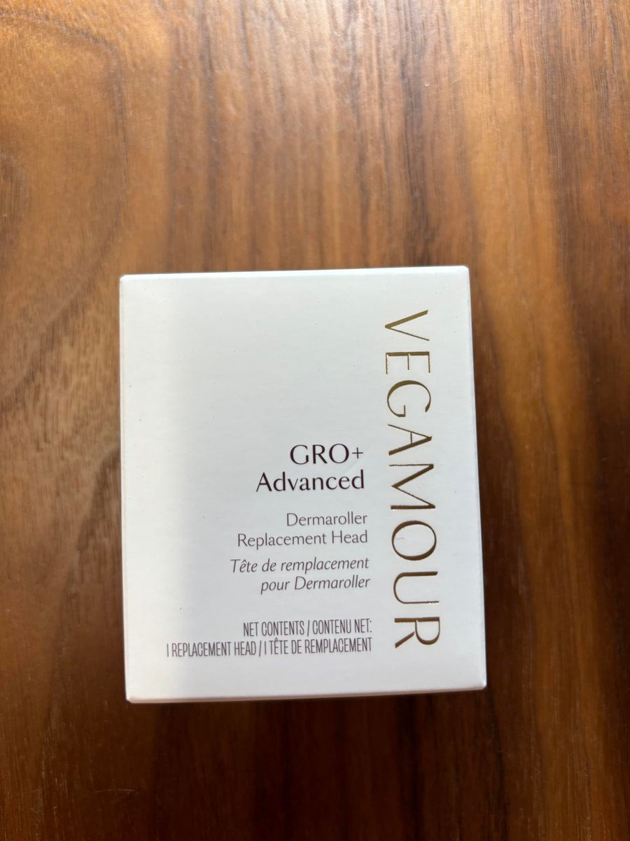 VEGAMOUR GRO+ Advanced Dermaroller Replacement Head – 1,200 Microneedles, 0.25mm Scalp Tool (Replacement Head Only) Avelisse