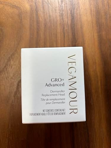 VEGAMOUR GRO+ Advanced Dermaroller Replacement Head – 1,200 Microneedles, 0.25mm Scalp Tool (Replacement Head Only) Avelisse