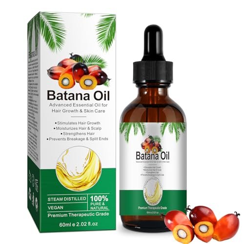 100% Pure Batana Oil for Hair Growth – Moisturizes Hair & Scalp – Raw Batana from Honduras – Premium Therapeutic Grade – 2 Fl Oz - görsel 2