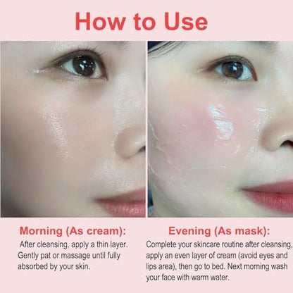 SOYUB Collagen Jelly Cream with Niacinamide & Freeze Dried Hydrolyzed Collagen - Korean Glass-Shiny Skin Moisturizer for Elasticity, Hydration, Fine Lines & Dullness - Suitable for All Skin Types (3.38 Fl Oz)