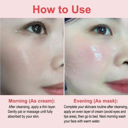 SOYUB Collagen Jelly Cream with Niacinamide & Freeze Dried Hydrolyzed Collagen - Korean Glass-Shiny Skin Moisturizer for Elasticity, Hydration, Fine Lines & Dullness - Suitable for All Skin Types (3.38 Fl Oz)