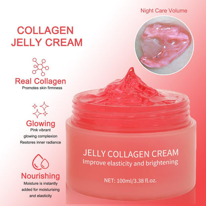 SOYUB Collagen Jelly Cream with Niacinamide & Freeze Dried Hydrolyzed Collagen - Korean Glass-Shiny Skin Moisturizer for Elasticity, Hydration, Fine Lines & Dullness - Suitable for All Skin Types (3.38 Fl Oz)