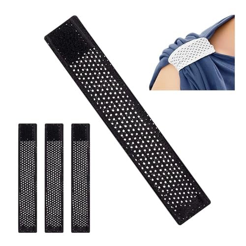 4-Pack Jersey Sleeve Bands - Adjustable Hook & Loop Sleeve Holders for Soccer, Softball, and Outdoor Sports Avelisse