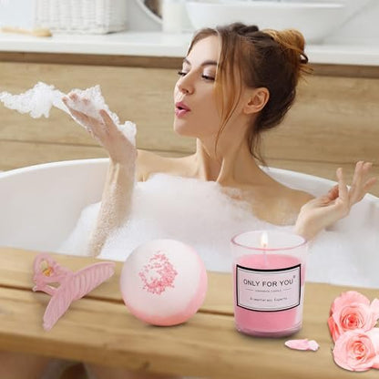 Pampering Self Care Spa Gift Basket for Mom – High-Quality Ingredients: Each product is made with skin-loving – Image 14