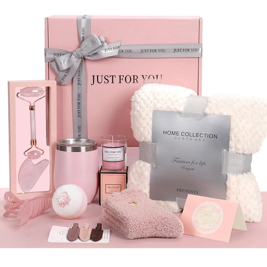 Pampering Self Care Spa Gift Basket for Mom – Get Well Soon, Birthday, Mother's Day, Valentine's, Anniversary Gifts for Women Avelisse