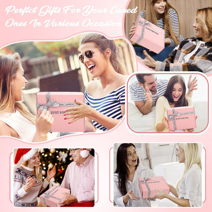 Pampering Self Care Spa Gift Basket for Mom – Beautifully Packaged: Presented in an elegant pink gift basket, – Image 15