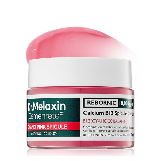Dr.Melaxin Cyano Pink Spicule Cream with Calcium & Vitamin B12 – Dark Circles & Fine Lines Treatment, Hydrating & Firming Niacinamide, 1.69 fl.oz Avelisse