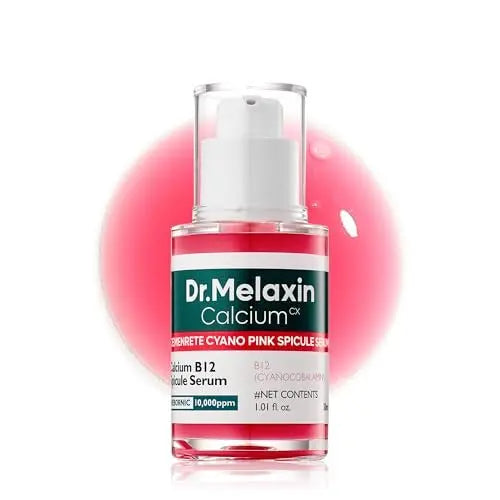 Dr.Melaxin Cyano Pink Spicule Serum with Vitamin B12, Liquid Microneedle Facial Treatment for Enlarged Pores, Niacinamide for Texture Refining & Renewal, 1.01 fl.oz Avelisse