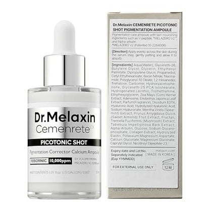 Dr.Melaxin Picotonic Shot Serum with Alpha-Arbutin & Niacinamide - Firming Density Serum for Even Skin Tone, Anti-Aging & Dark Spot Care, 1.01 fl.oz Avelisse