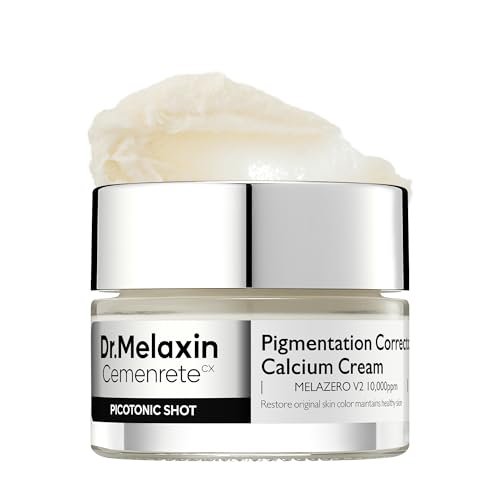 Dr.Melaxin Picotonic Shot Calcium Cream – Intensive Brightening Moisturizer for Even Skin Tone & Density Care, 0.88 oz Avelisse