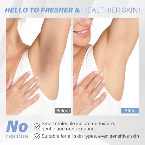 Charcoal Underarm Detox Scrub – Natural Armpit Odor Control & Dark Spots Remover for Women & Men, Brightening Underarms, Bikini Area & Inner Thighs, Exfoliating Bumps - görsel 8