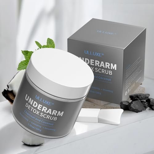 Charcoal Underarm Detox Scrub – Natural Armpit Odor Control & Dark Spots Remover for Women & Men, Brightening Underarms, Bikini Area & Inner Thighs, Exfoliating Bumps - görsel 18