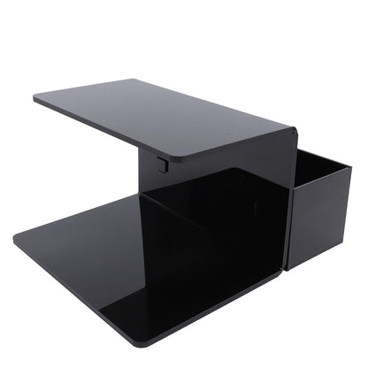 Yosoo Acrylic Eyelash Extension Pillow Shelf Stand with 9 Compartments – Black Organizer for Salon & Training