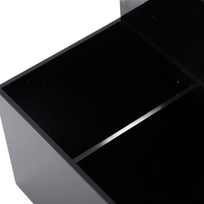 Yosoo Acrylic Eyelash Extension Pillow Shelf Stand with 9 Compartments – Black Organizer for Salon & Training