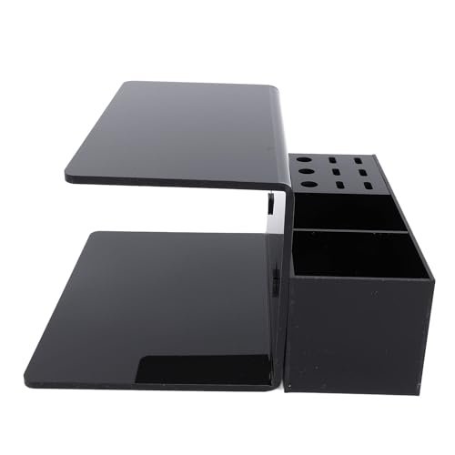 Yosoo Acrylic Eyelash Extension Pillow Shelf Stand with 9 Compartments – Black Organizer for Salon & Training - görsel 12