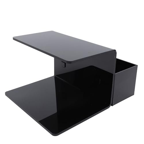 Yosoo Acrylic Eyelash Extension Pillow Shelf Stand with 9 Compartments – Black Organizer for Salon & Training - görsel 4