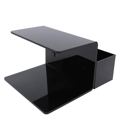 Yosoo Acrylic Eyelash Extension Pillow Shelf Stand with 9 Compartments – Black Organizer for Salon & Training