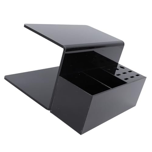 Yosoo Acrylic Eyelash Extension Pillow Shelf Stand with 9 Compartments – Black Organizer for Salon & Training - görsel 8