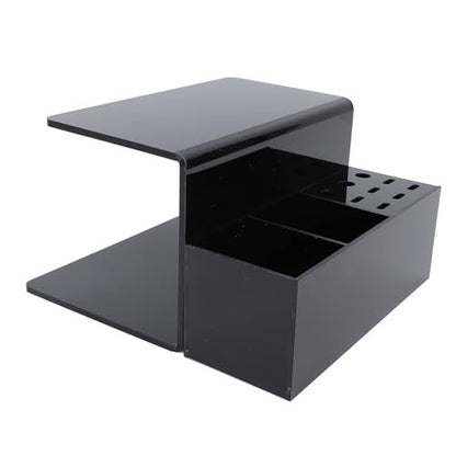 Yosoo Acrylic Eyelash Extension Pillow Shelf Stand with 9 Compartments – Black Organizer for Salon & Training