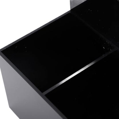 Yosoo Acrylic Eyelash Extension Pillow Shelf Stand with 9 Compartments – Black Organizer for Salon & Training