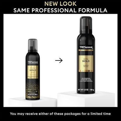 TRESemmé Shaping Mousse Extra Hold 6-Pack – Alcohol-Free Non-Drying Hair Mousse for Sculpting, 24H Frizz Control, 6.5 Oz Each Avelisse