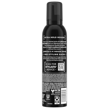 TRESemmé Shaping Mousse Extra Hold 6-Pack – Alcohol-Free Non-Drying Hair Mousse for Sculpting, 24H Frizz Control, 6.5 Oz Each Avelisse