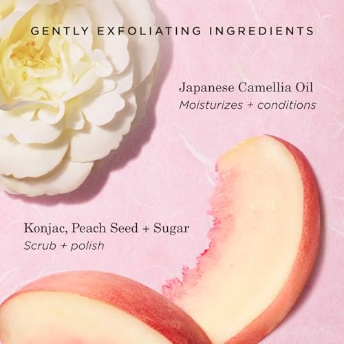 Tatcha Kissu Lip Scrub – Moisturizing Lip Exfoliant with Peach Seed for Smooth, Polish Lips Avelisse