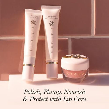 Tatcha Kissu Lip Scrub – Moisturizing Lip Exfoliant with Peach Seed for Smooth, Polish Lips Avelisse