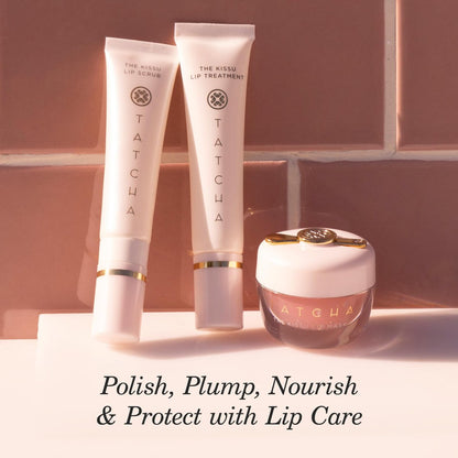 Tatcha Kissu Lip Scrub – Moisturizing Lip Exfoliant with Peach Seed for Smooth, Polish Lips Avelisse