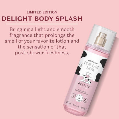 O BOTICARIO Cuide-se Bem Delight Body Splash - Sweet & Refreshing Fragrance Mist, 6.7 oz (200ml) Avelisse