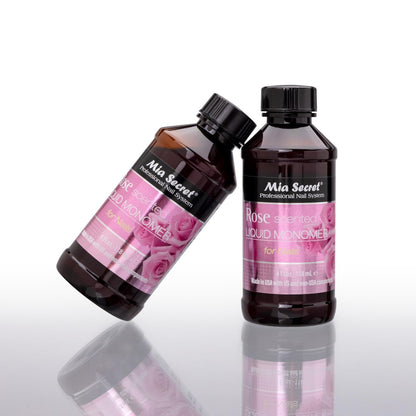 Mia Secret Rose Scented Liquid Monomer 4 oz. – Premium Acrylic Nail Liquid for Flawless Applications Avelisse