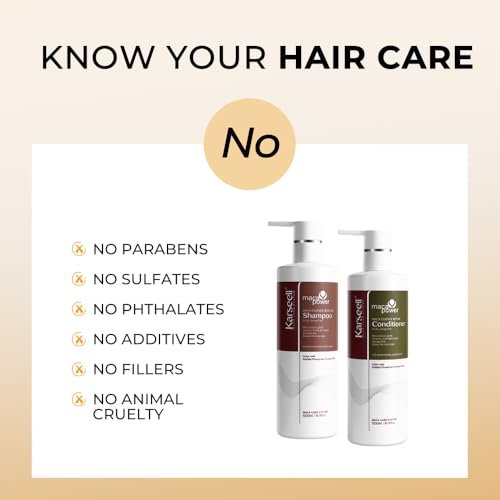 Karseell Collagen Hair Treatment Repair Conditioning Set – Shampoo and Conditioner for Dry, Damaged Hair – All Hair Types – 16.9 fl oz Each Avelisse