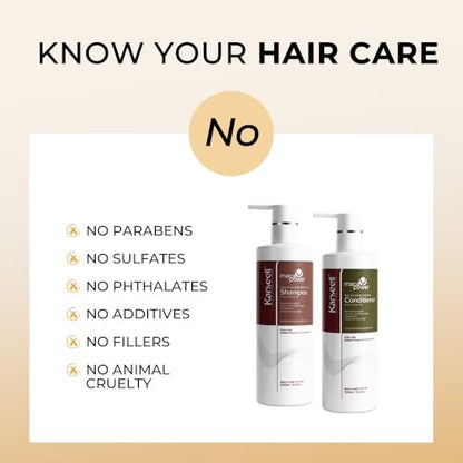 Karseell Collagen Hair Treatment Repair Conditioning Set – Shampoo and Conditioner for Dry, Damaged Hair – All Hair Types – 16.9 fl oz Each Avelisse
