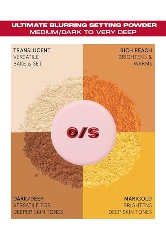 One Size Ultimate Blurring Setting Powder Full Size - Ultra Pink - for Fair to Medium Skin Tones Avelisse