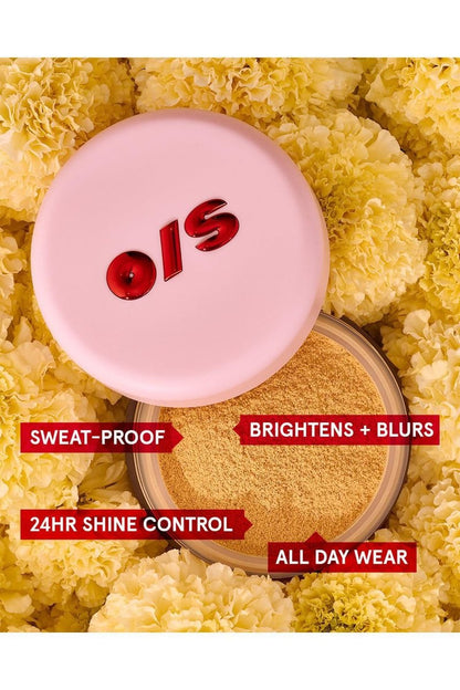 One Size Ultimate Blurring Setting Powder Full Size - Ultra Pink - for Fair to Medium Skin Tones Avelisse