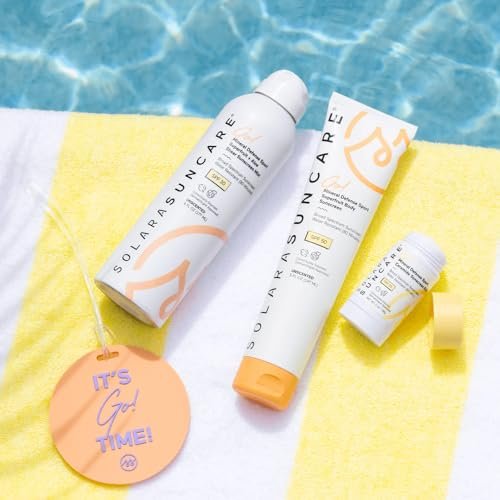 Solara Suncare Go! Mineral Defense SPORT Superfruit Sheer Sunscreen Mist SPF 30 - EWG Verified, Reef Friendly, Non-Aerosol, 6 fl oz Avelisse